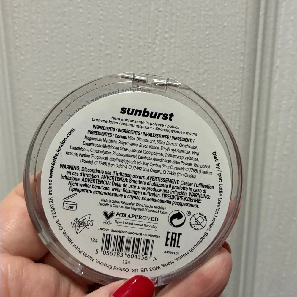 Lottie London Bronzer in “ Sunburst “